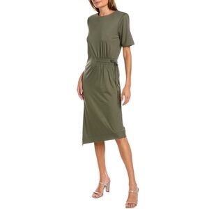 NWT BADGLEY MISCHKA Women’s Olive Midi Dress